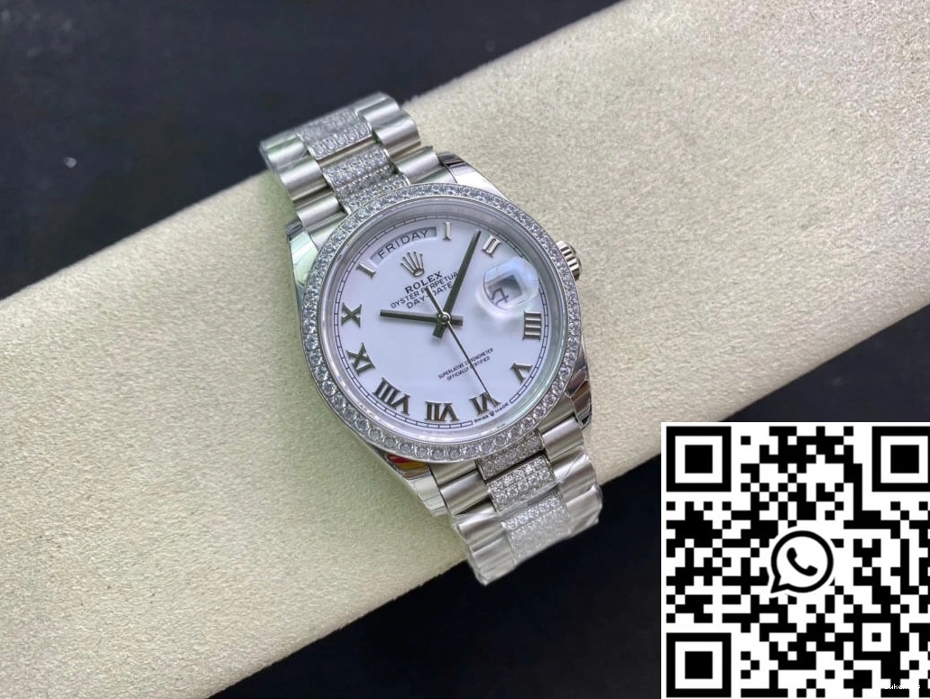 Date Bezel Factory Rolex Diamond-Set M128349RBR-0026 Day EW 0331